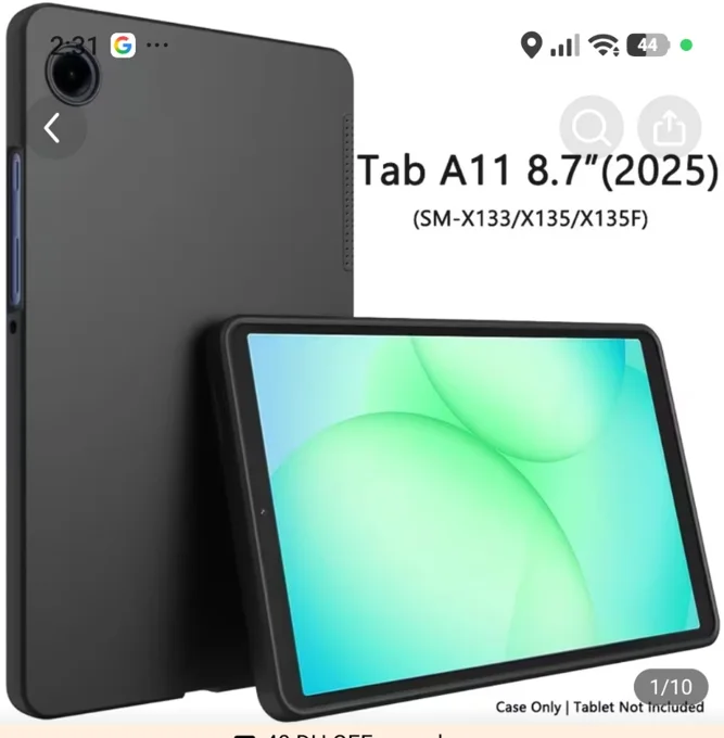 Galaxy Tab 8.7-inch Silicone Case product listing image